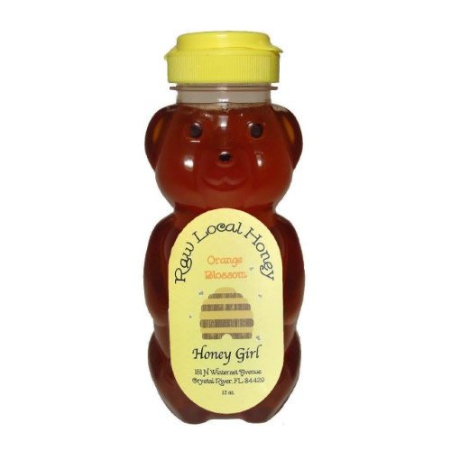 12 oz. Bear Honey Girl Orange Blossom Honey