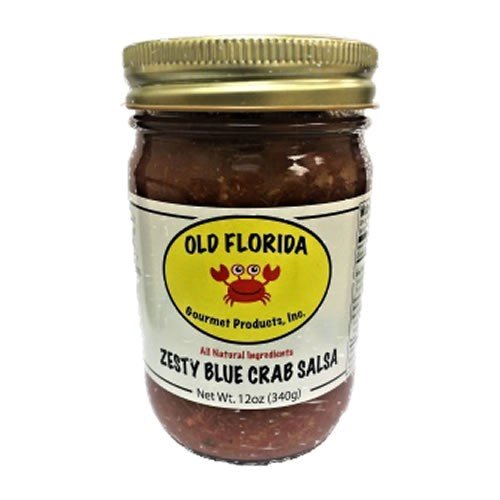 12 oz. Old Florida Gourmet Blue Crab Zesty Salsa