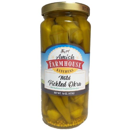 16 oz. Amish Farmhouse Kitchens Pickled Mild Okra