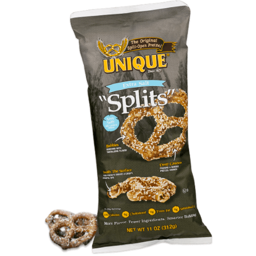 10 oz. Unique Extra Salt Pretzel Splits