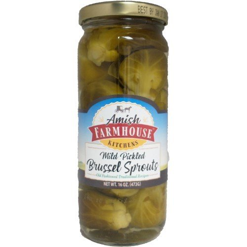 16 oz. Amish Farmhouse Kitchens Pickled Mild Brussel Sprouts