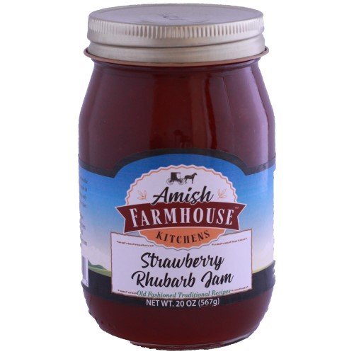 20 oz. Amish Farmhouse Kitchens Strawberry Rhubarb Jam