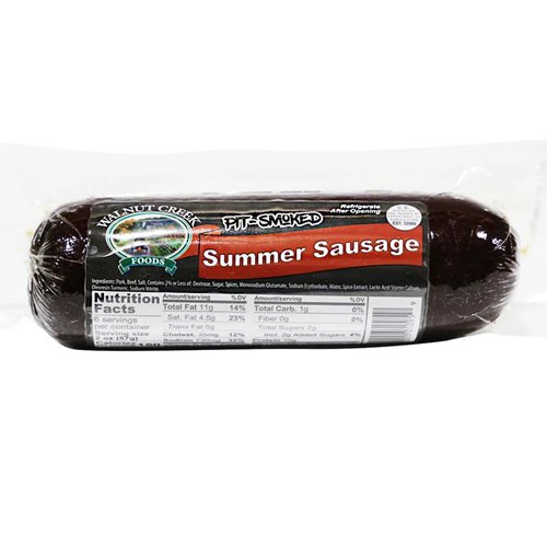 12 oz. Walnut Creek Pit Smoked Summer Sausage