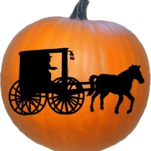 Happy Thanksgiving Horse & Wagon